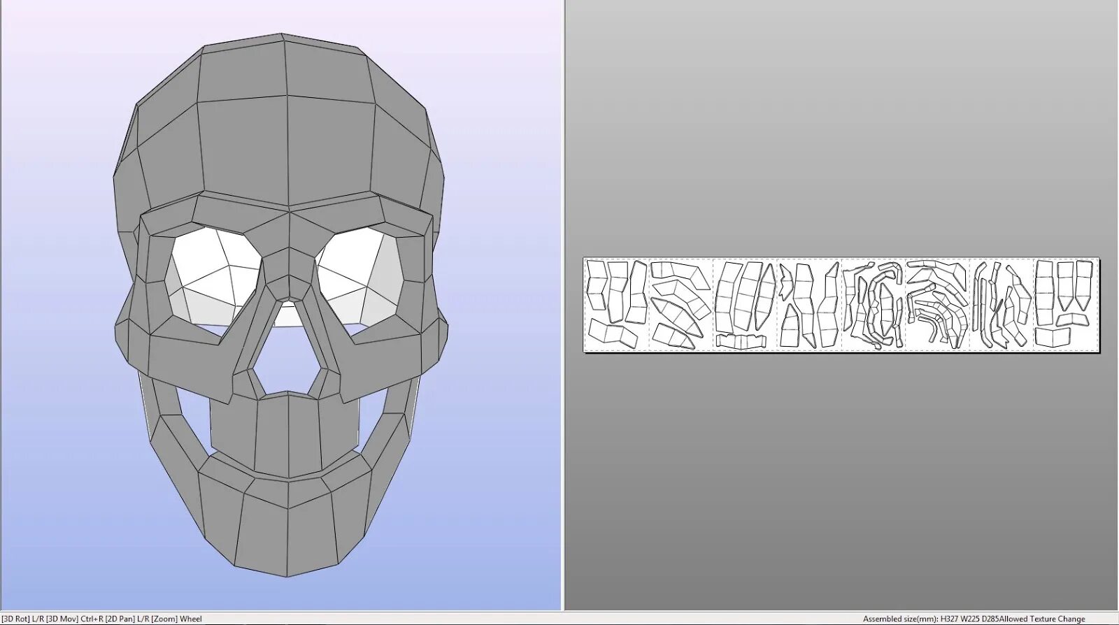 Pepakura маска череп. Пепакура череп развертка. Череп пепакура шлем. Развертка маски.