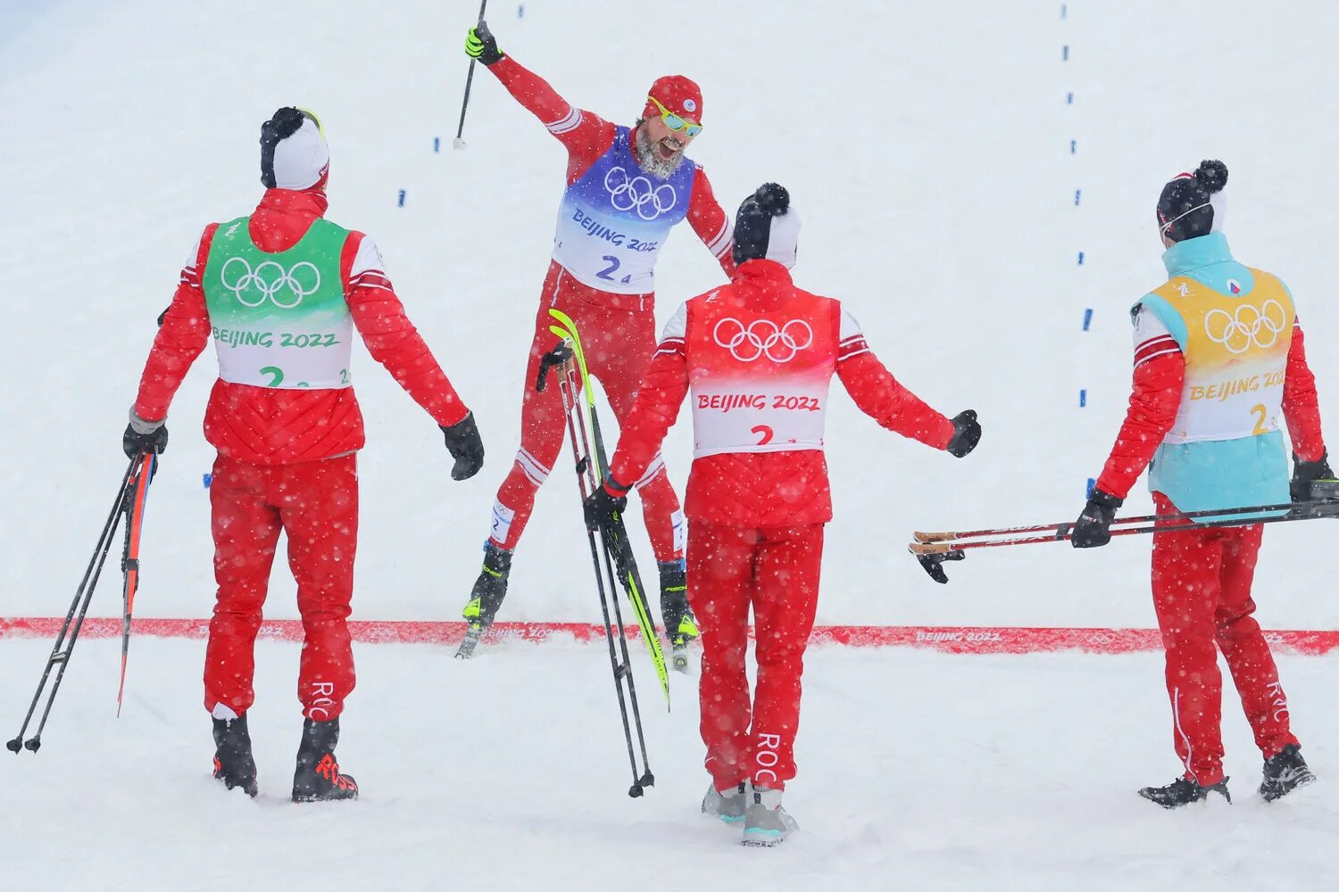 Лыжницы России на Олимпиаде 2022.