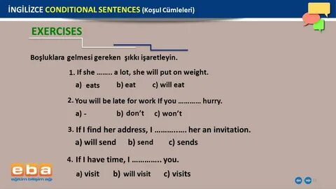 Conditional sentences exercises