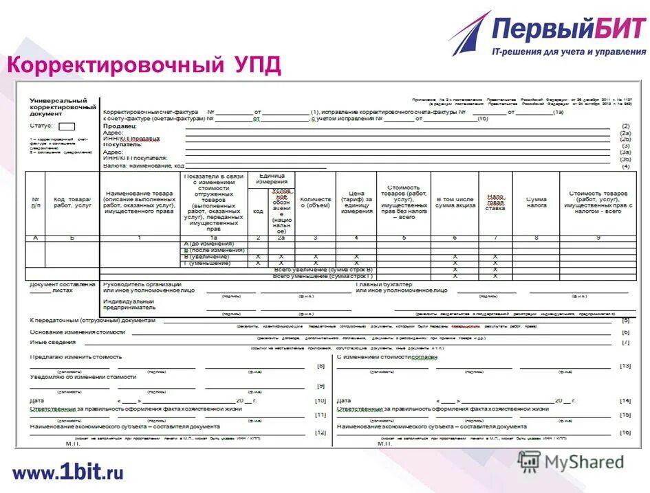 УПД форма 1. УПД новая форма с 01.07.2021. Форма УПД от 2022. Форма УПД 2020.