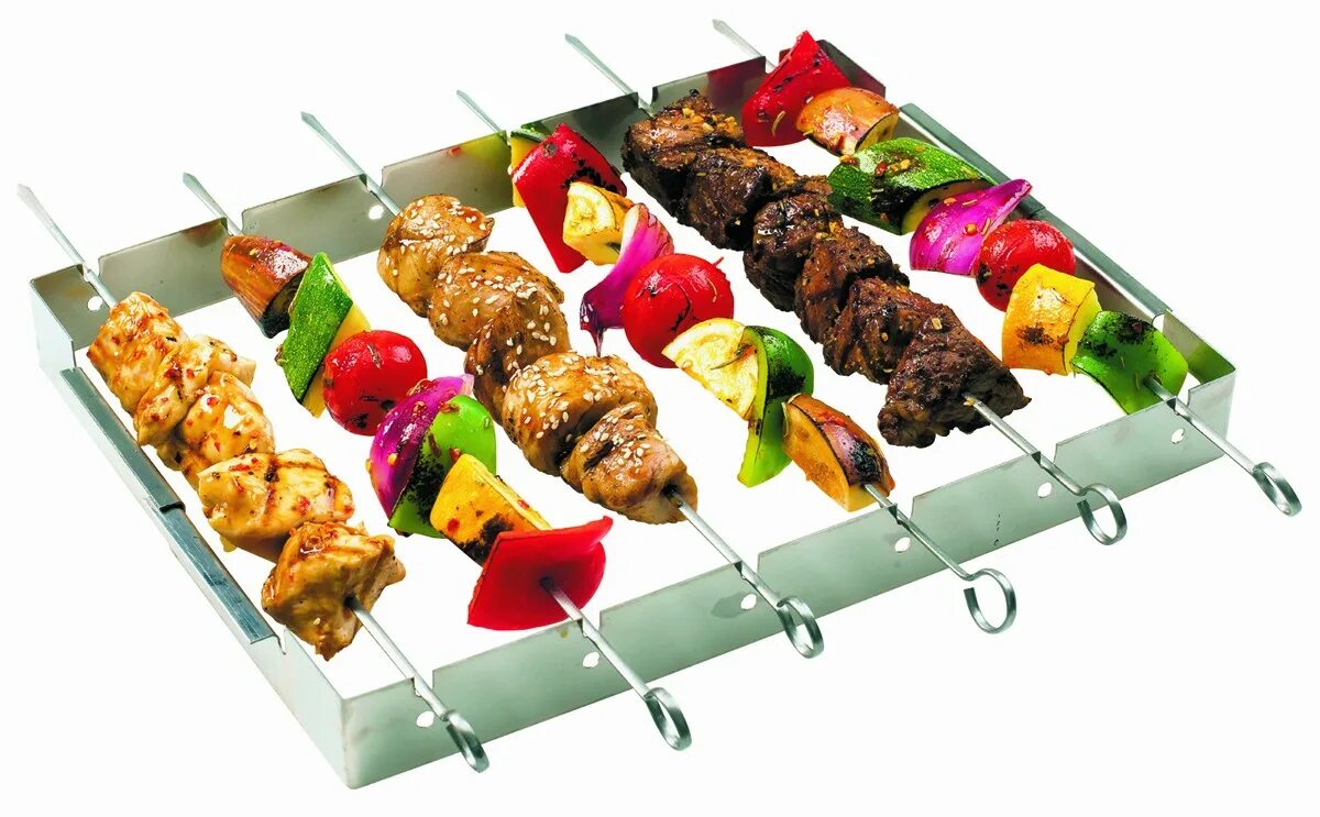 6 Шампуров BBQ skewers. Шашлык на шампуре. Мясо на шампуре. Мангал с шампурами. Шашлыки готовые заказать