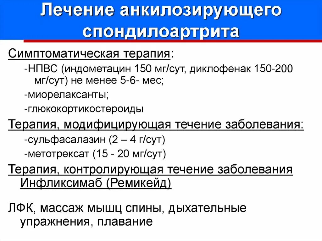 Лечение болезни Бехтерева препараты схема лечения. Болезнь Бехтерева схема лечения медикаментозная. Анкилозирующий спондилит лечение. Терапия анкилозирующего спондилита. Осложнения фк