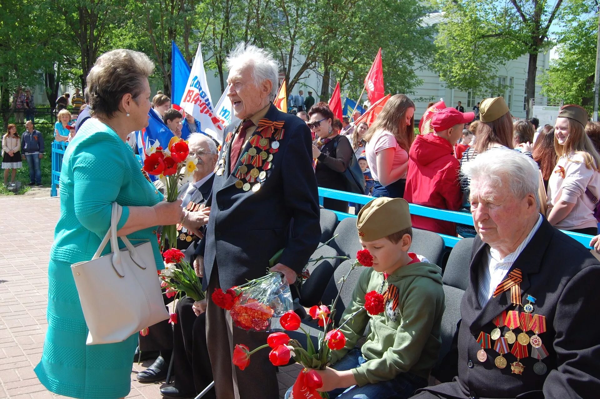 Ветераны Калужской области. 9 Мая в Тарусе. Совет ветеранов Тарусский район. Волонтёры в Тарусе. Подслушано в тарусе