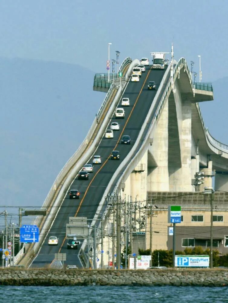 Eshima ohashi мост. Eshima ohashi мост. Есим япония. Мост ишима охаси в японии. Мост в мацуэ япония.