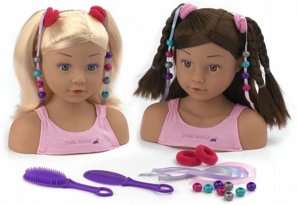 Купить головы игрушек. Игрушка для причесок. Голова прическа девочка кукла. Головы для причесок для детей. Голова для причесок для девочек.