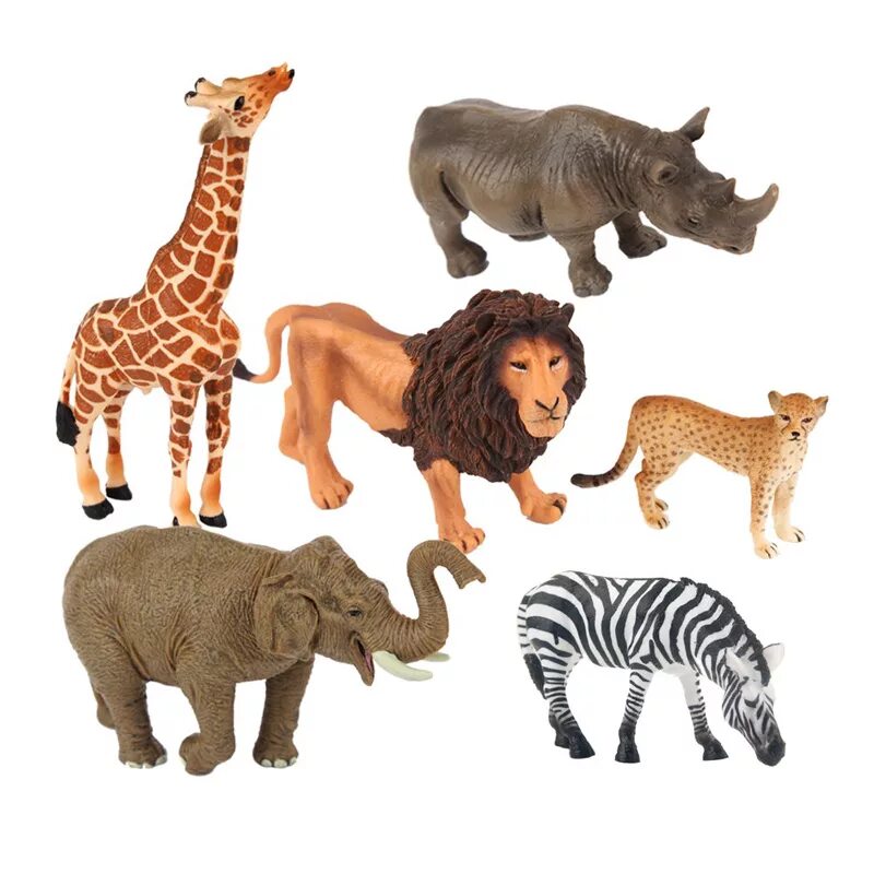 Лев тигр жираф. Пластмассовые игрушки животные. Игрушки животные Африки. Пластмассовые звери игрушки. Пластмассовые животные для детей.