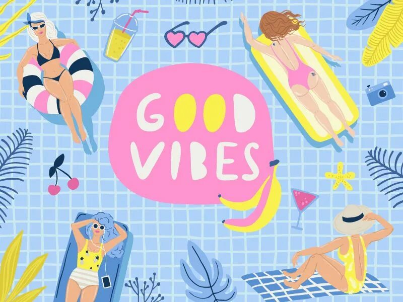 Плакат Summer Vibes. Good Vibes Art. Summer Vibe рисунок. Summer Vibes Illustrator.