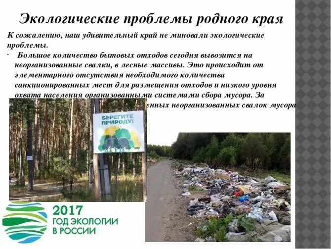 Проект экология город