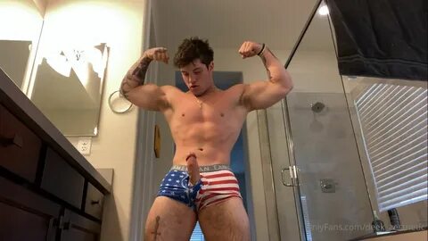 Cocky Muscle Teen Shows Off.