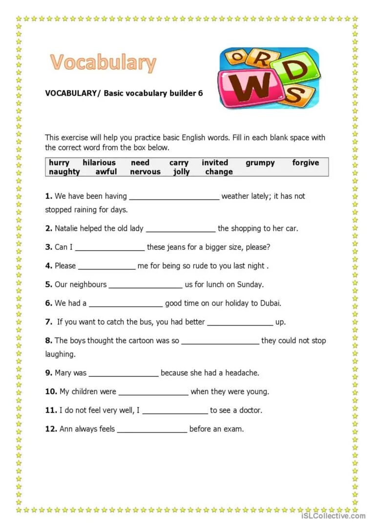 Theatre Vocabulary Worksheets. Going to the Theatre Vocabulary. Closes Basic Vocabulary. Theatre vocabulary