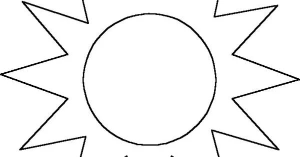 Шаблон солнца для вырезания из бумаги распечатать Sun solar system astrology sketch Royalty Free Vector Image