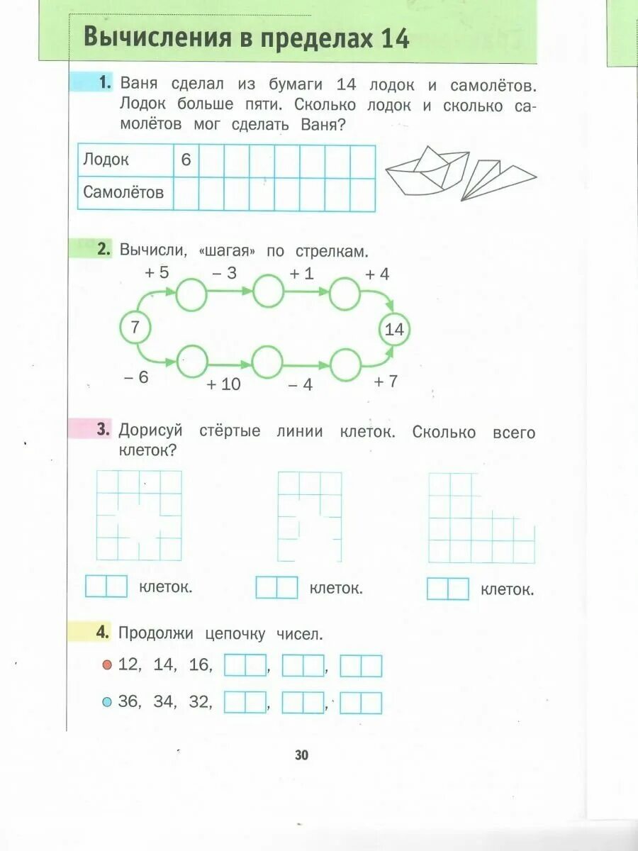 Математика 3 рабочая тетрадь минаева