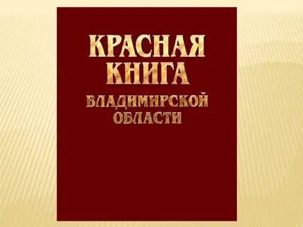 Владимирская красная книга