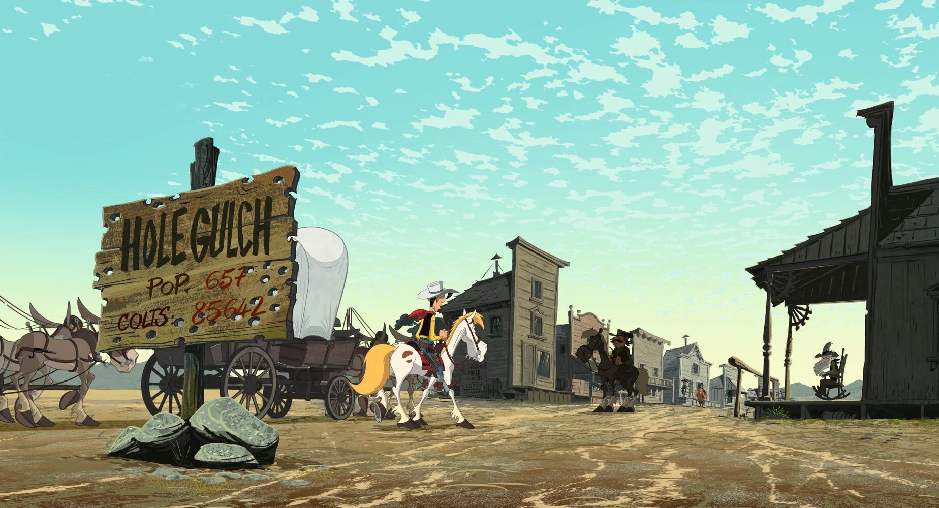 Путешествие на запад 2007. Lucky Luke на Запад 2007.