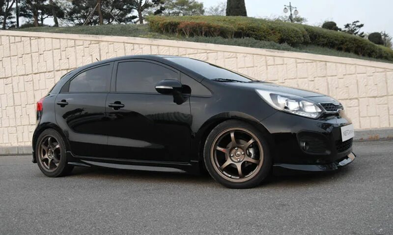 K20s Body Kit Lip Aeroparts Full Set for 2011-2014 KIA All New Pride (Rio) Hatch