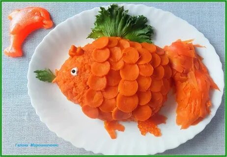 Салат золотая рыбка рецепт