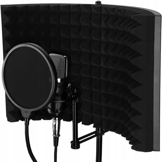 Акустика пения. Звукопоглощающая панель для микрофона MAONO au-mis33 (Black). Акустический экран для микрофона от Echo Slayer. Rode - акустический экран (75x31 см). Beringer b1 акустический экран для микрофона.