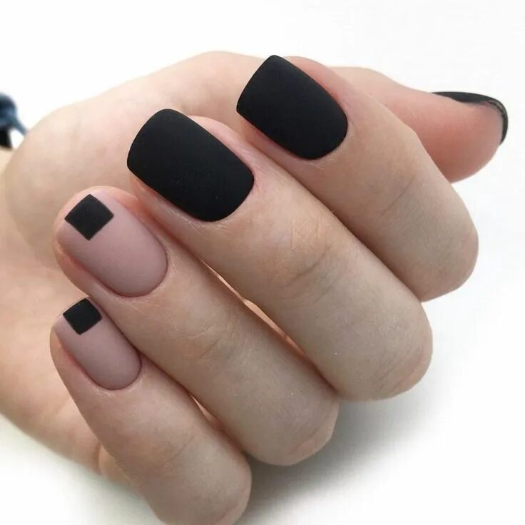 Pin on Fiona random Matte nails design, Coffin nails matte, Matte black nails