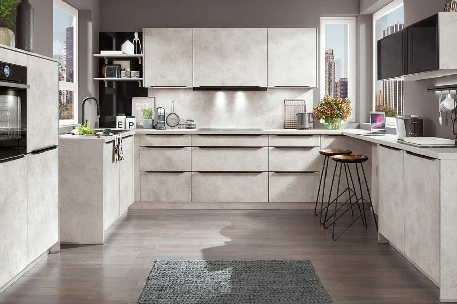 кухня фиджи 2. ситипласт столешницы. кухня светлый бетон. кухни под бетон в интерьере. кухня эко диал.