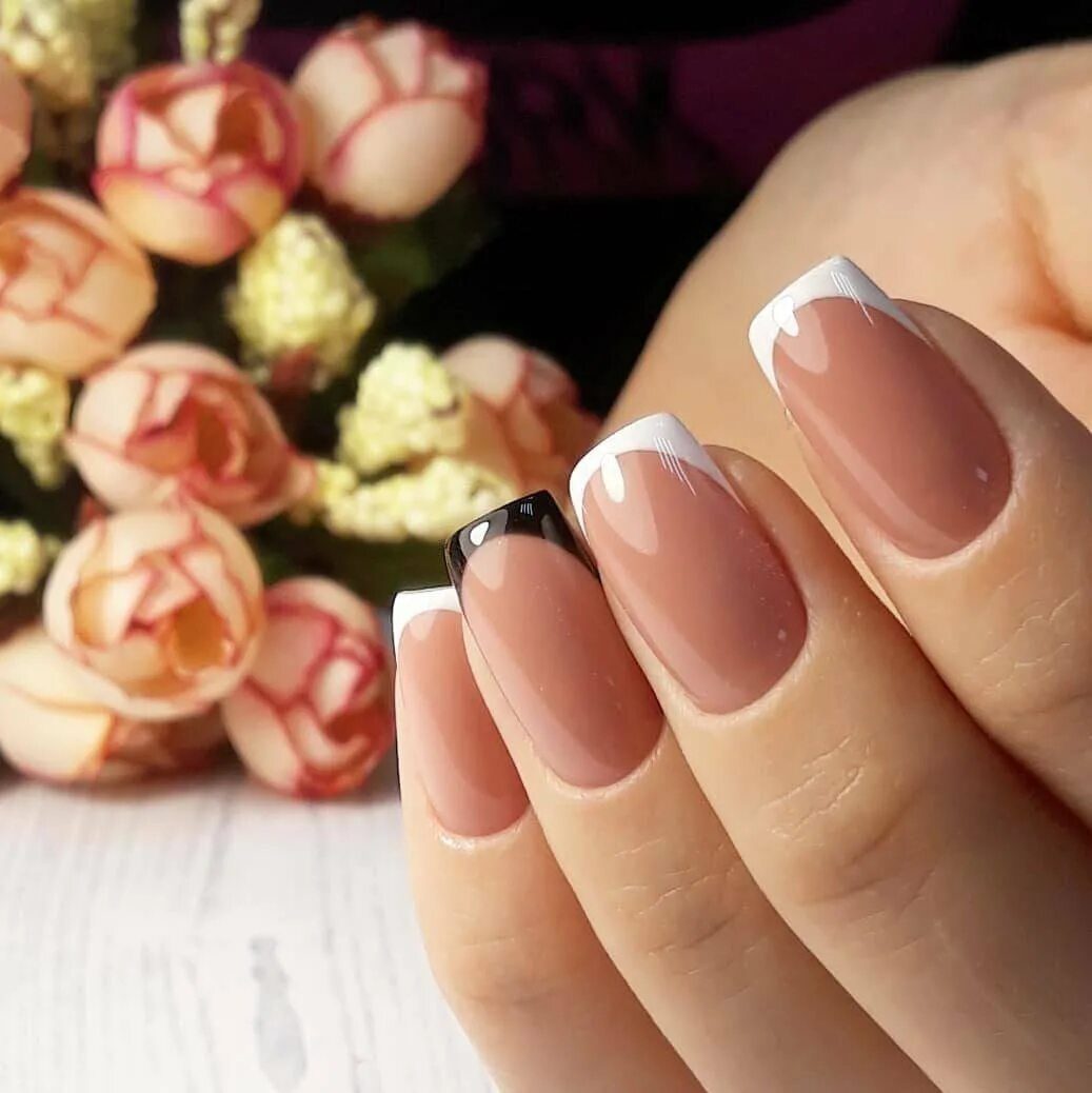 Классический маникюр гель. Френч на короткие ногти. Классический маникюр. Натуральный маникюр. Повседневный маникюр.