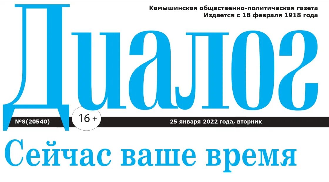 Выпуск читать. Логотип газеты диалог. Газета диалог Камышин от 22 ноября.