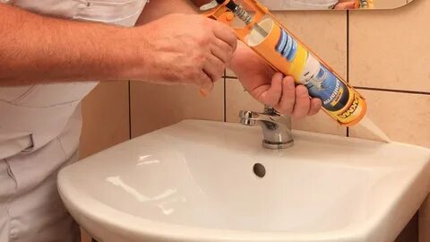 Как приклеить раковину