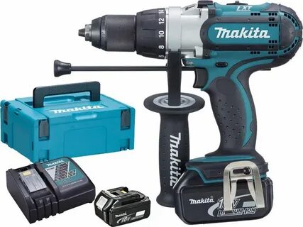 Аккумуляторная ударная дрель makita