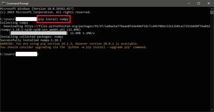 M pip install upgrade pip command. M pip install upgrade pip command