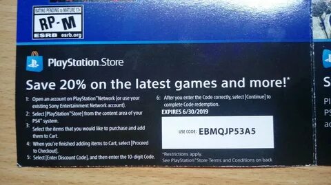 Коды на playstation 4 на игры
