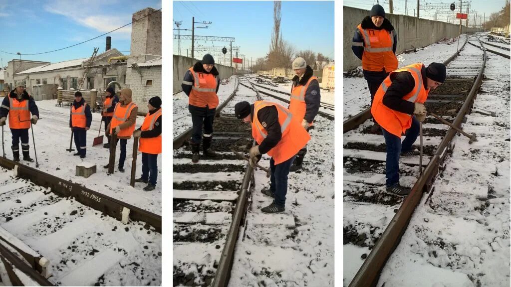 Оао ржд монтер пути железной дороги. В огайо сошел с рельсов. Путейцы зимой. Бригадир путейцев ржд. Монтер жд пути - путеец.