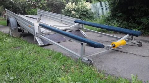 Ложемент для лодки в прицеп своими руками