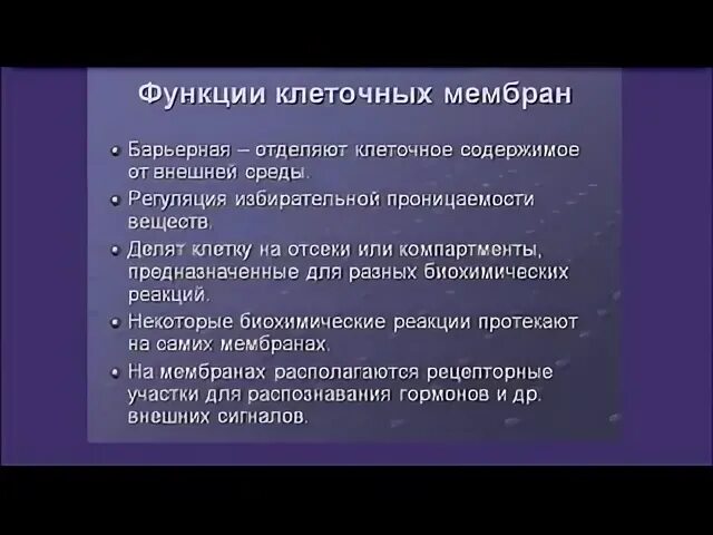 Основная функция мембраны барьерная отделять. Основная функция мембраны барьерная отделять