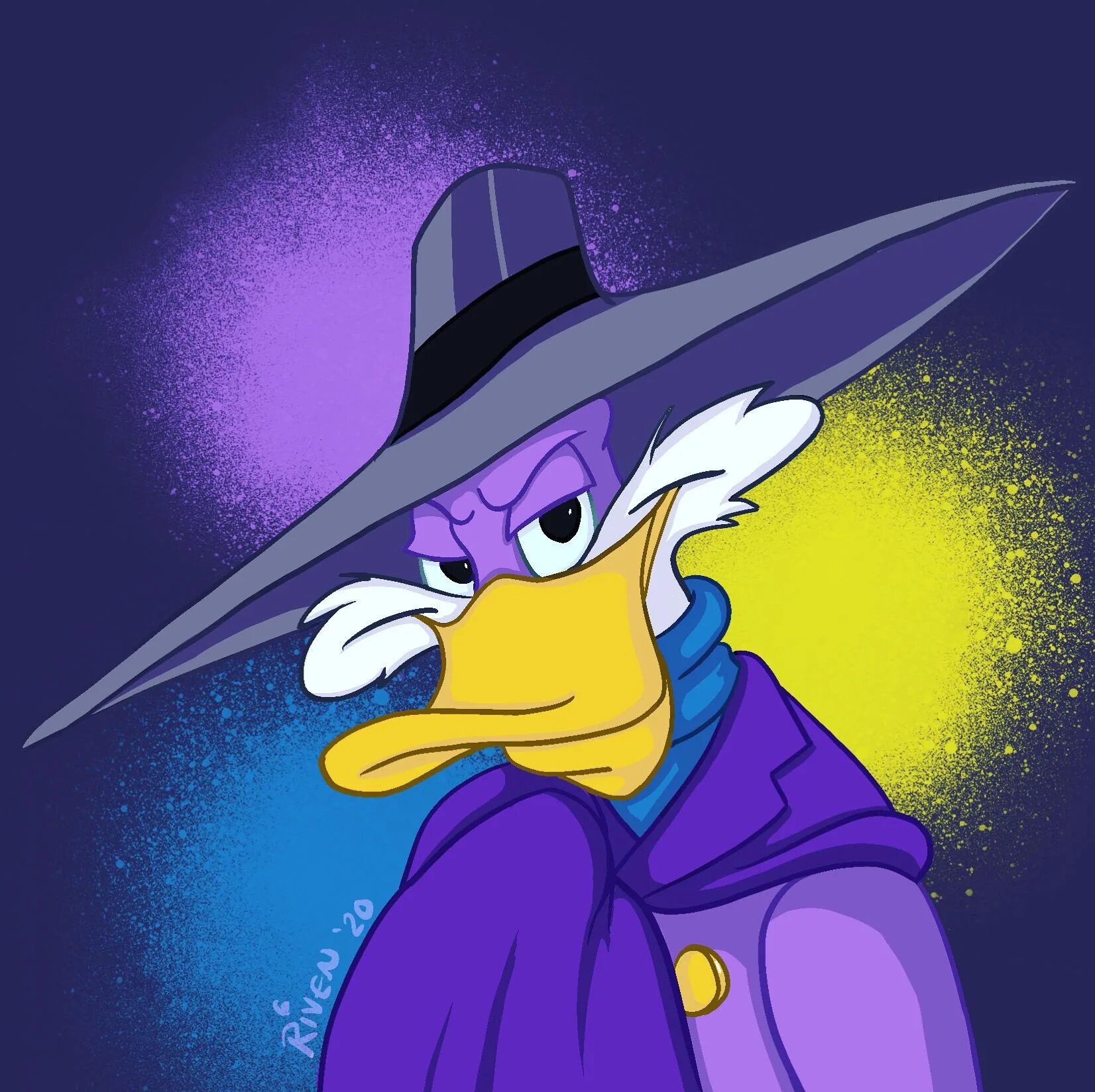 Маска черного плаща. Черный плащ Darkwing Duck.