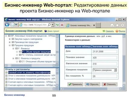 2 редактирование данных