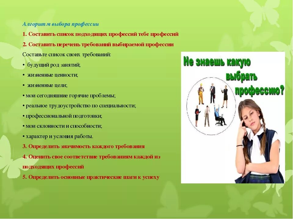 Как определить подходящую профессию