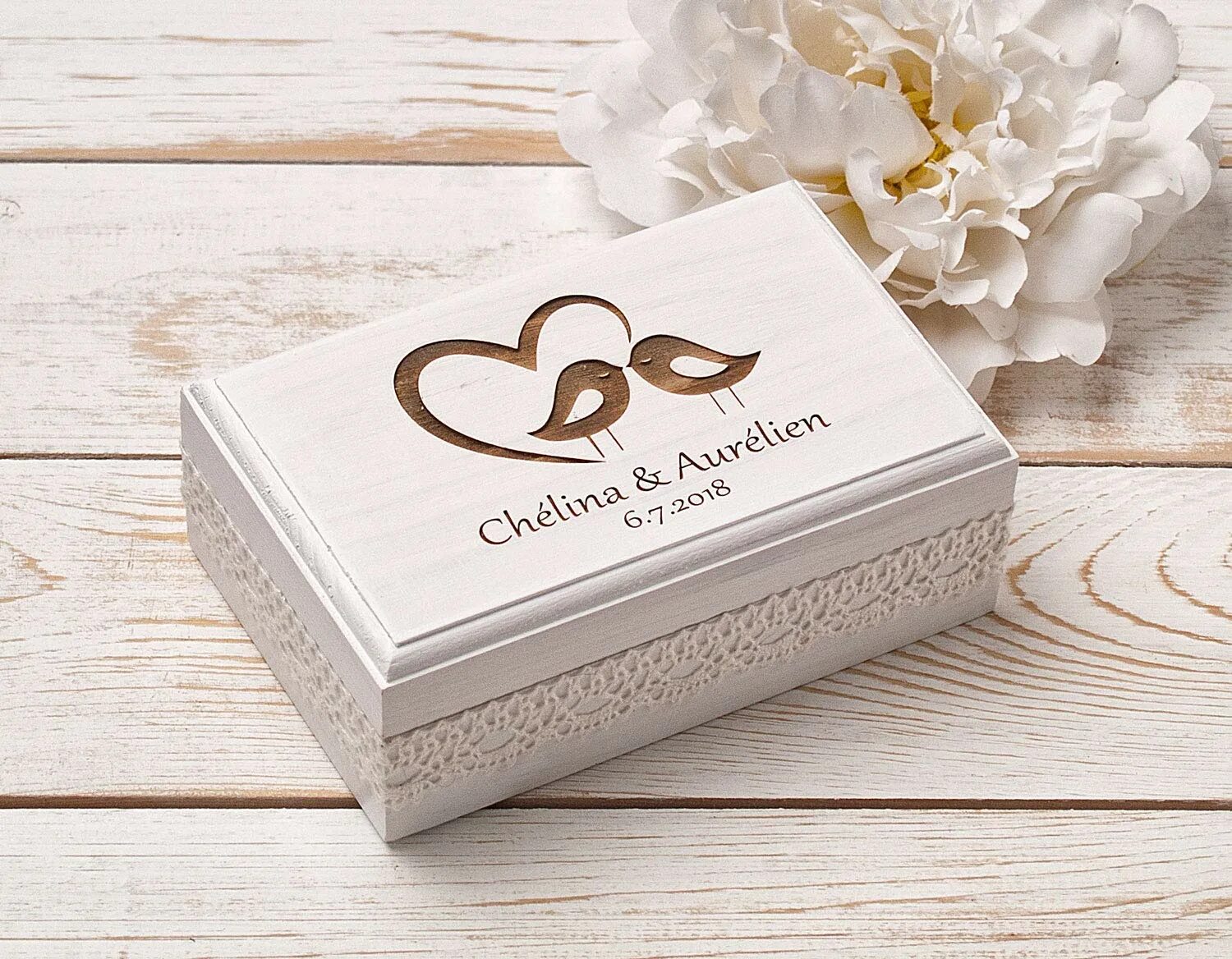 Деревянная шкатулка для колец. Коробка для обручальных колец. Wedding box. Шкатулка для обручальных колец на свадьбу. Коробка для свадебных колец.
