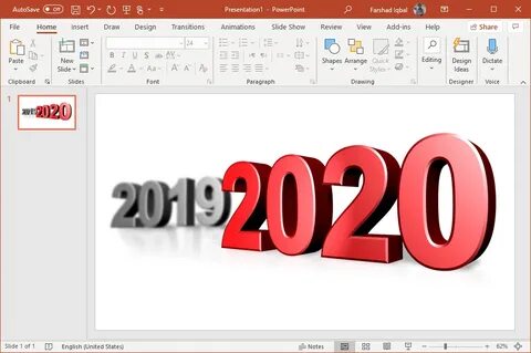 Edit presentation