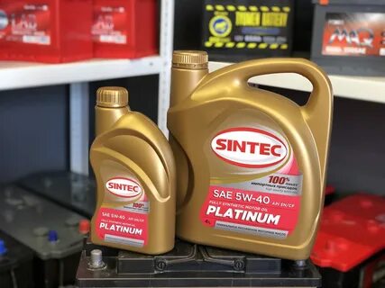 Sintec platinum 5w 40 4 л
