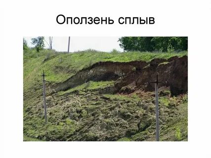 Что такое оползень ответы сдо ржд