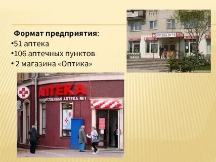 Аптека 1 города n является муниципальным унитарным