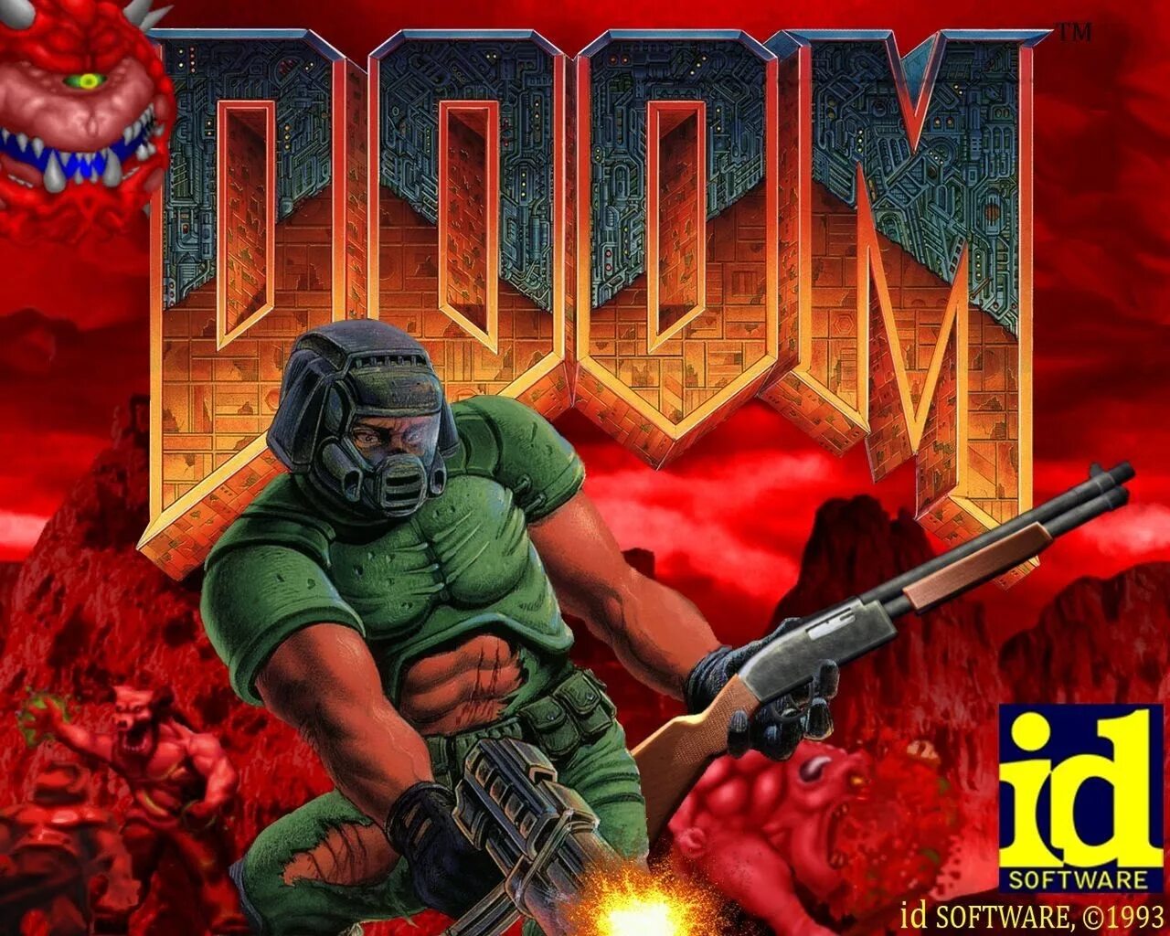 Дум игра 1993. Doom 1993 обложка. Doom 1 1993. Doom dos