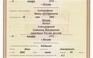 Свидетельство о рождении отцовства