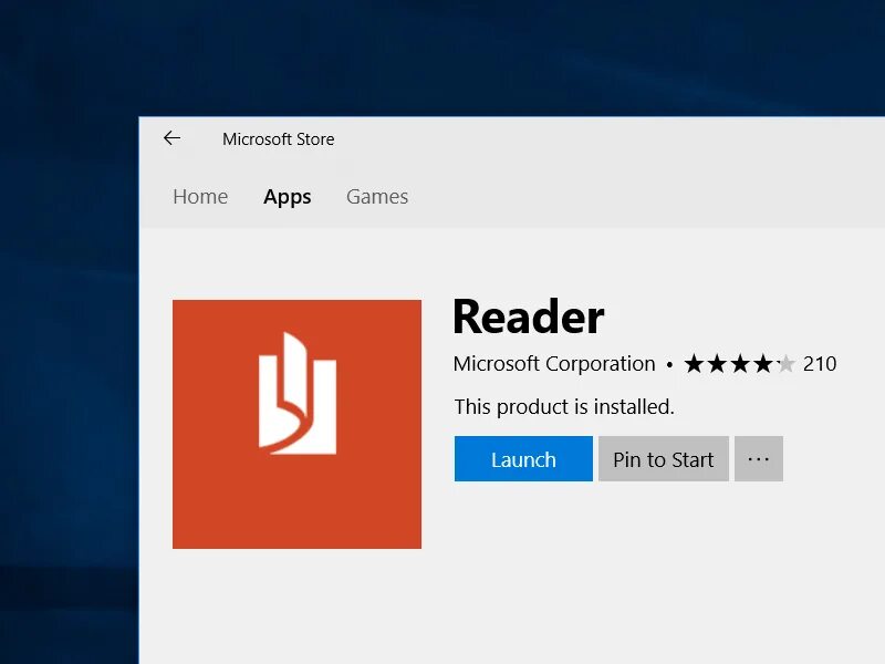 Reader для windows 10