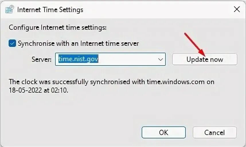 Update time. Update time