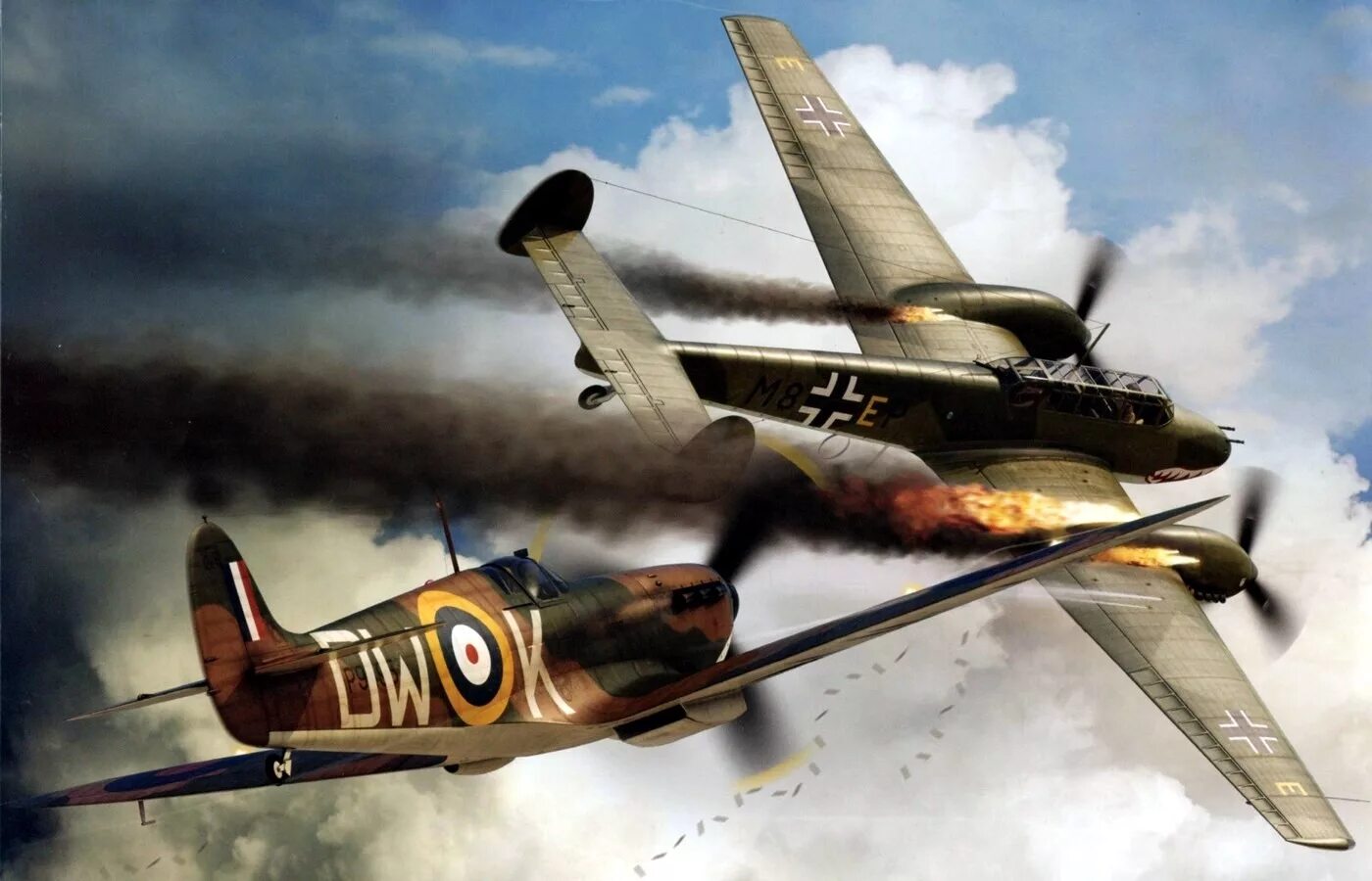 Про самолеты второй мировой. Спитфайр самолет второй мировой. Bf110 воздушный бой. Спитфайр и Мессершмитт. Спитфайр бой второй мировой.