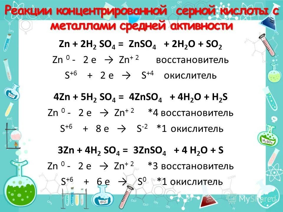 Серная кислота реагирует с hcl