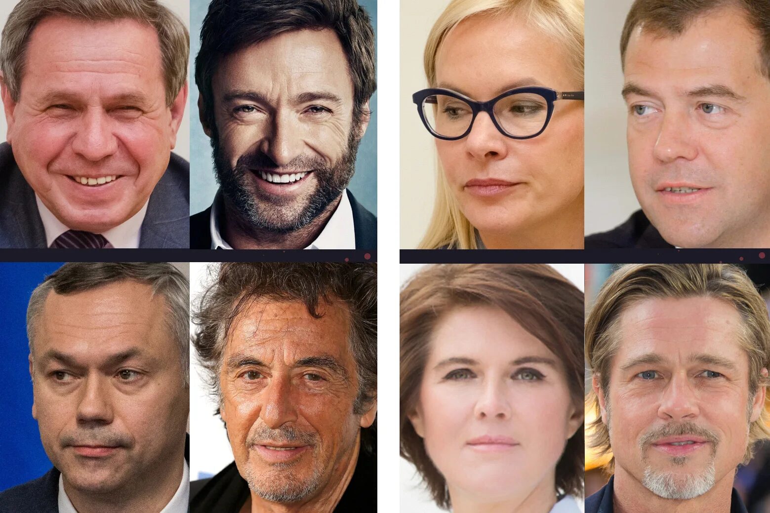 иэн макшейн 2021. довольно похожи. леонардо ди каприо тогда и сейчас. анджелина джоли и кадыров. тереза палмер и кристен стюарт.