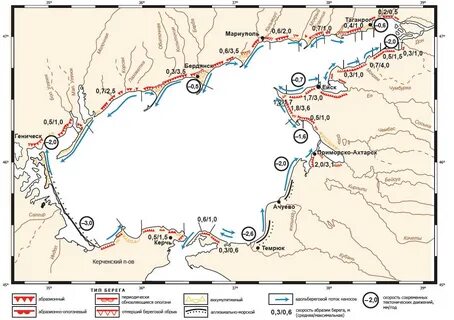 Северо запад азовского моря