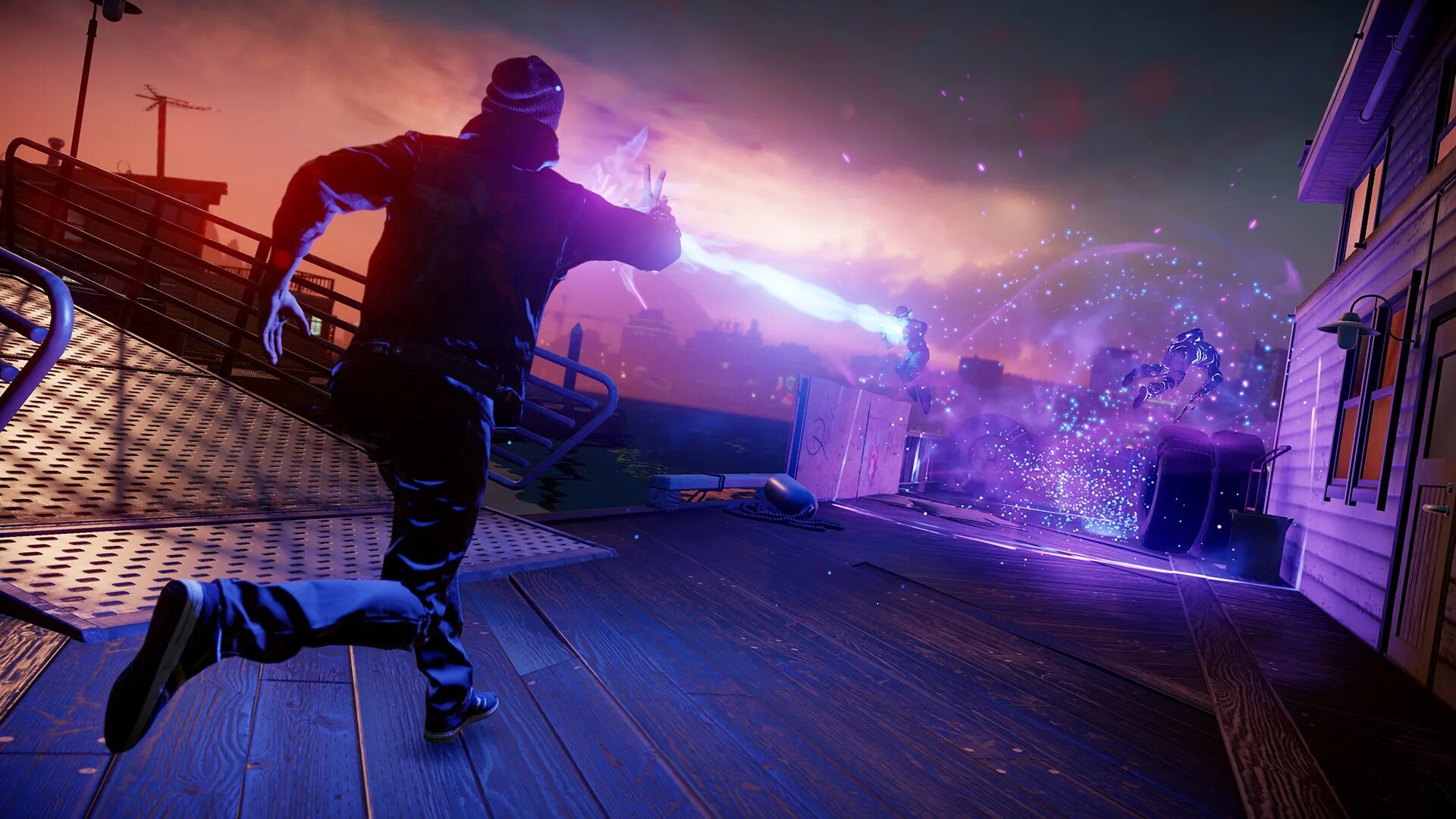 Second секунда. Infamous second son 2. Infamous ps4. Игра инфамоус секонд сон. Infamous second son неон.