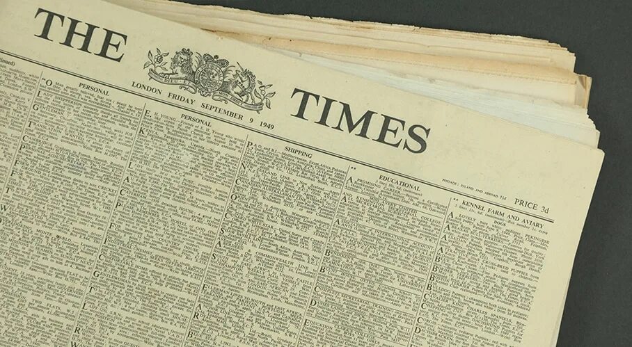 Газета times. Газета times 19 века. Таймс 19 века. Английская газета the times.